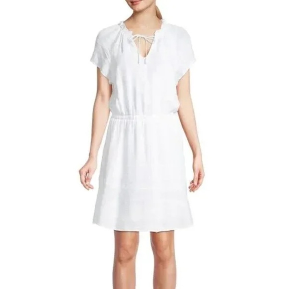 Elegant White Women's Dress